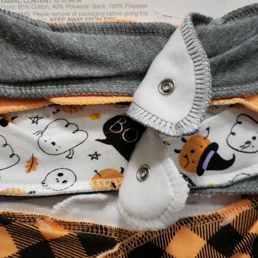 Modern Baby NWT 8-pack Fall/Halloween Bandana Bibs